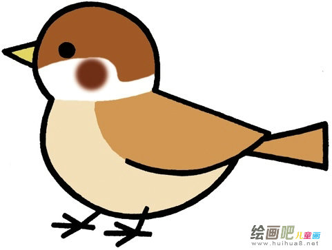 和平鸽简笔画